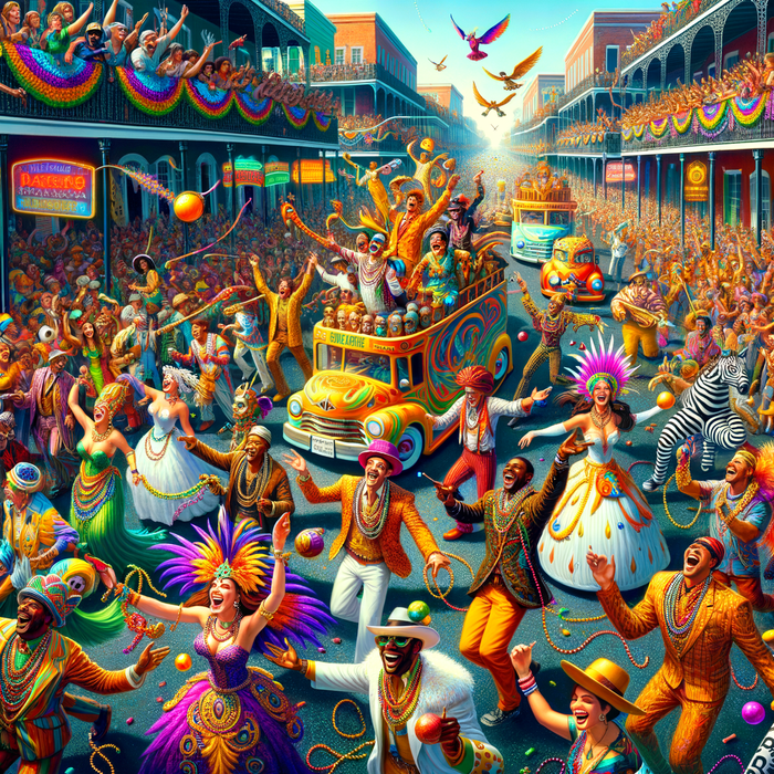 Mardi Gras In New Orleans Diamond Painting