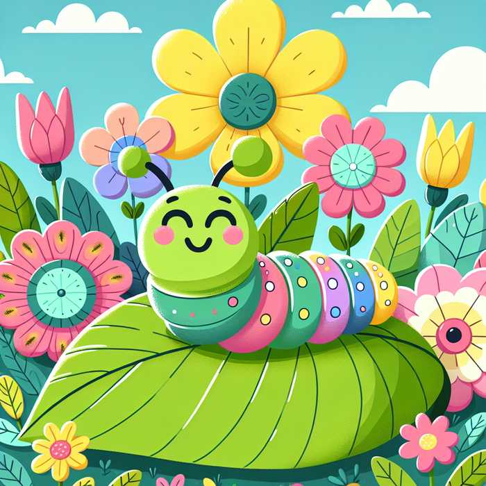 Cuddly Caterpillar Diamond Painting