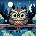 Silly Owl Paint By Diamonds Kits