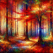 Magical Autumn Woods Diamond Painting