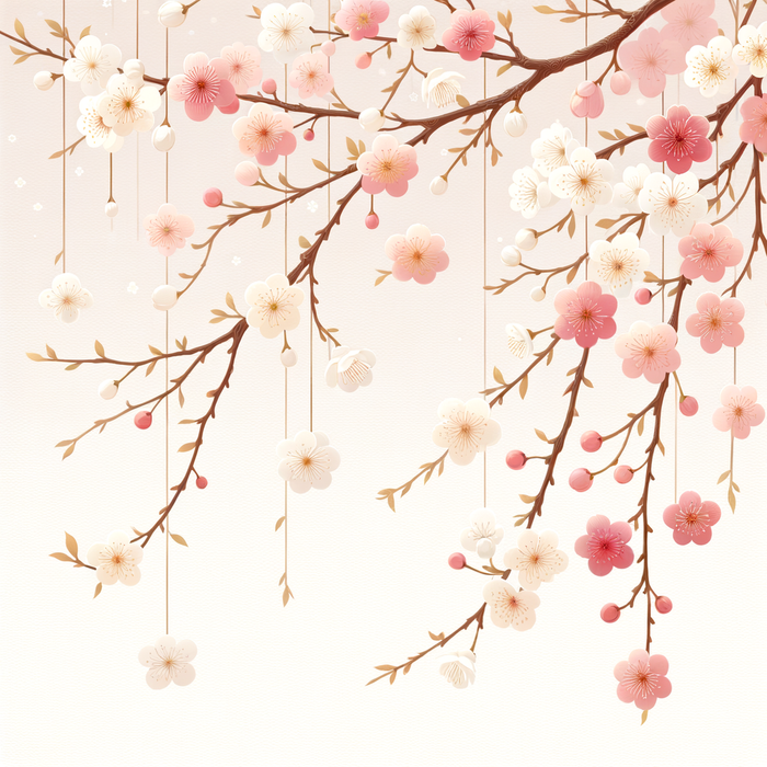 Serene Sakura Blossoms Painting Diamond Kit