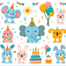 Sweet Animal Party Painting By Diamonds Kit