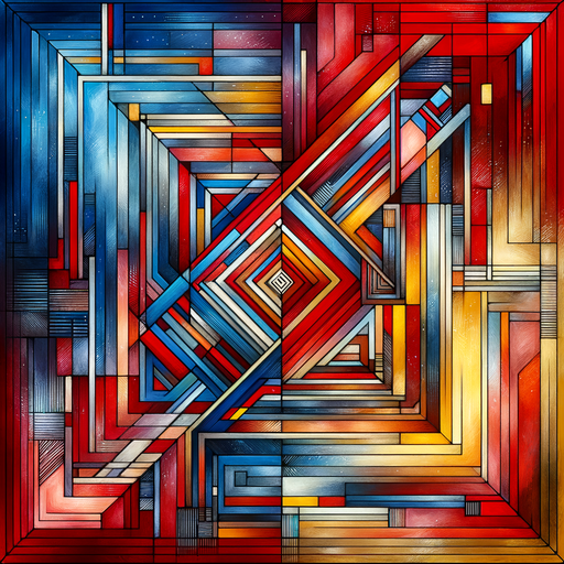 Intriguing Geometric Patterns Paint By Diamonds Art