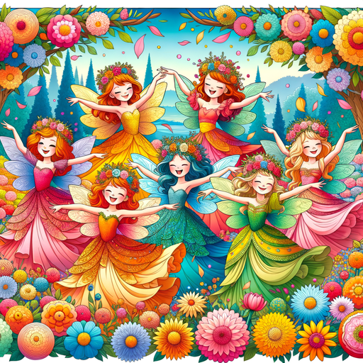 Dancing Fairies Paint By Diamond