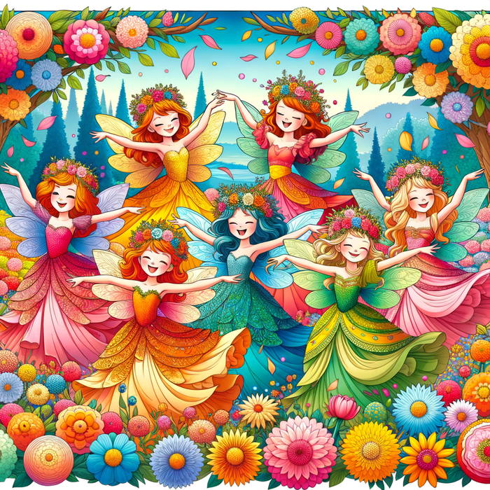 Dancing Fairies Paint By Diamond