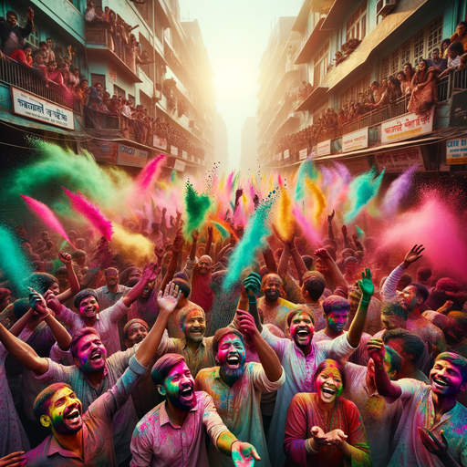 Holi - New Delhi Paint By Color