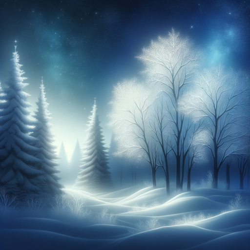 Glistening Winter Nights Paint By Diamonds Kits