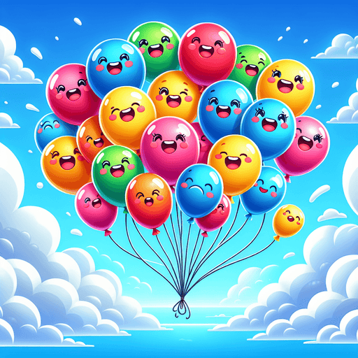 Bouncing Balloons Adventure Painting By Diamonds Kit