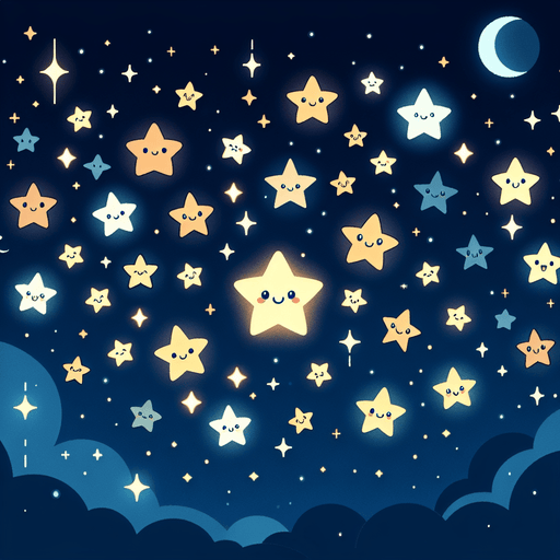 Dazzling Stars Painting By Diamonds Kit