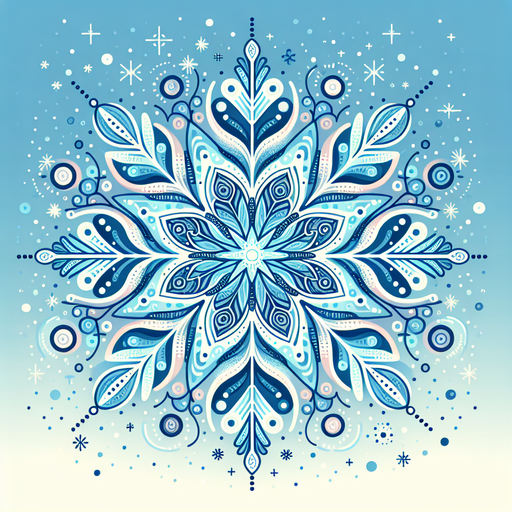 Glittering Snowflake Painting By Diamonds Kit