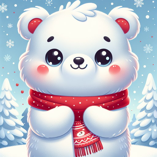 Frosty The Snow Bear Diamonded Painting Kits