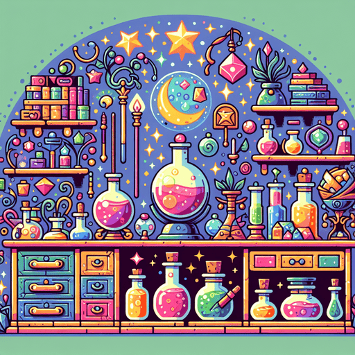 Wizard's Potion Lab Diamond Painting