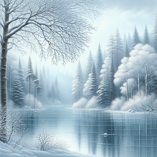 Serenity Of Winter Solitude Paint By Diamonds Art