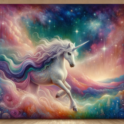 Mystical Unicorn Dream Painting By Diamonds Kit