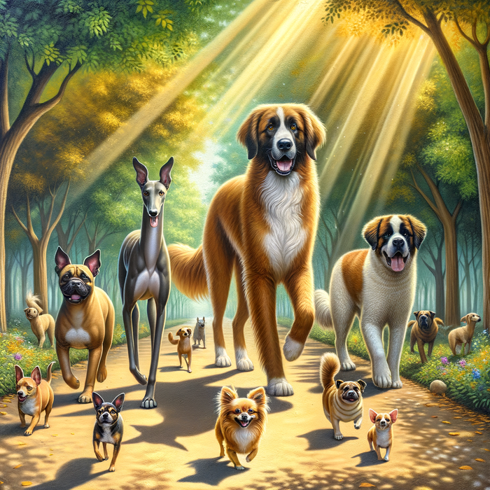 Canine Companionship Mural Painting Diamond Kit