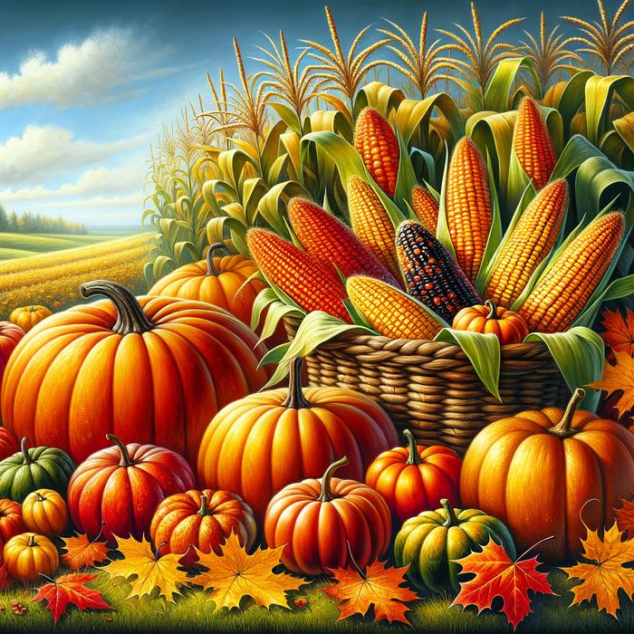 Whimsical Autumn Harvest Diamond Painting