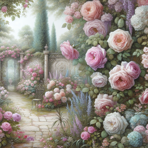 Victorian Garden Dream Paint By Diamonds Art