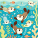 Adorable Sea Otters Painting By Diamonds Kit