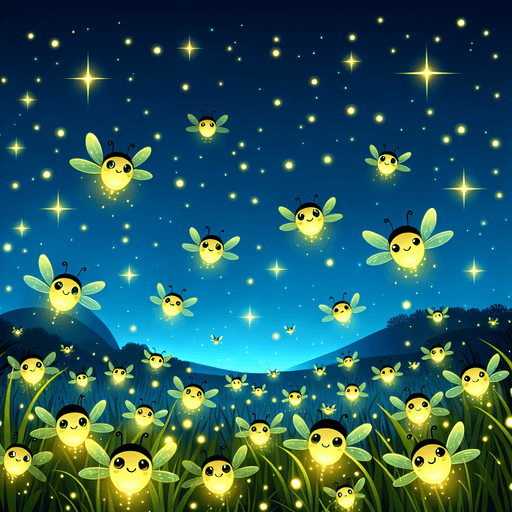 Funky Fireflies Paint By Diamonds Kits
