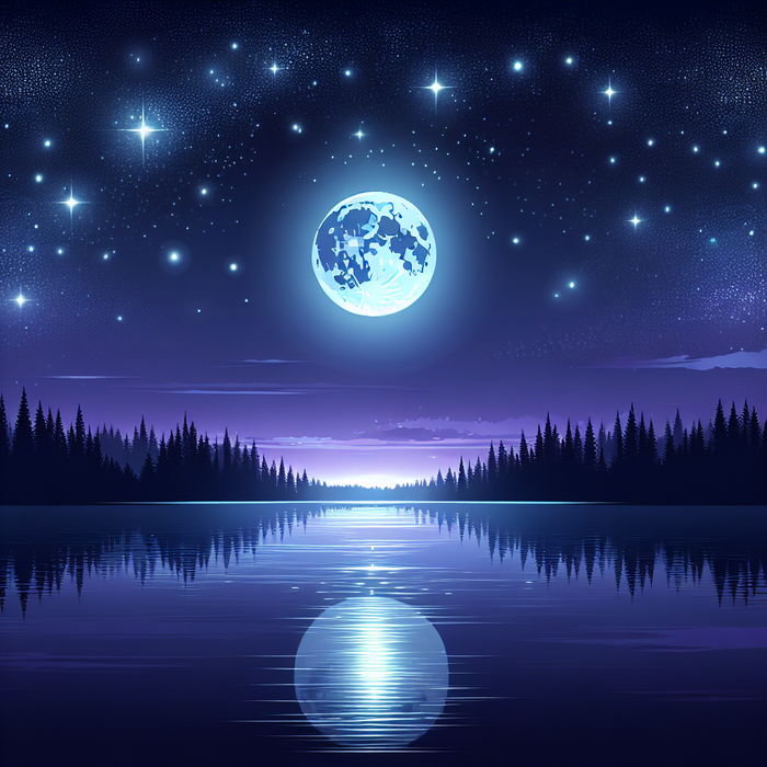 Mystic Moonlight Painting By Diamonds Kit