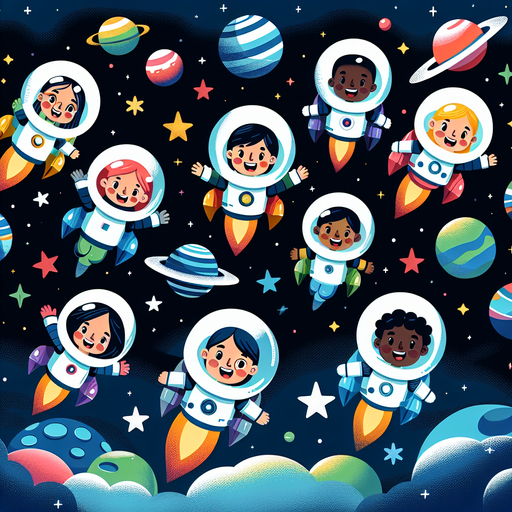 Cosmic Explorers DIY Paint By Diamonds