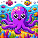 Lively Octopus Diamond Painting