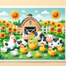 Sunflower Sunshine Farm Paint By Diamond