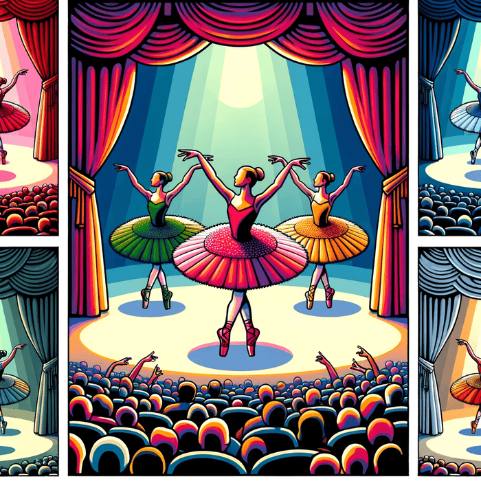Ballet Dreams Performance Paint By Color