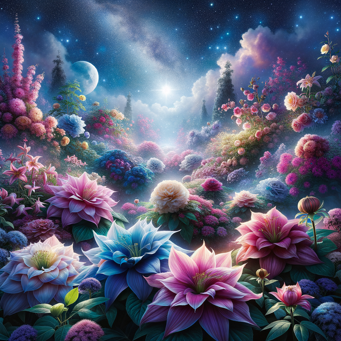 Celestial Garden Symphony 5D DIY Paint By Diamond Kit