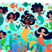 Underwater Mermaid Kingdom Paint By Color