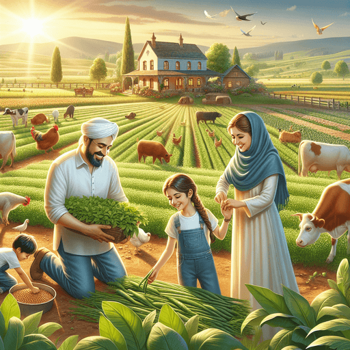 Joyful Farm Family Diamonded Painting Kits