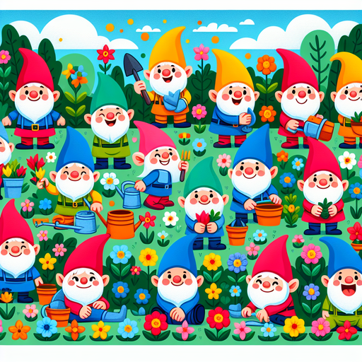 Gnome's Magical Garden Paint By Diamond