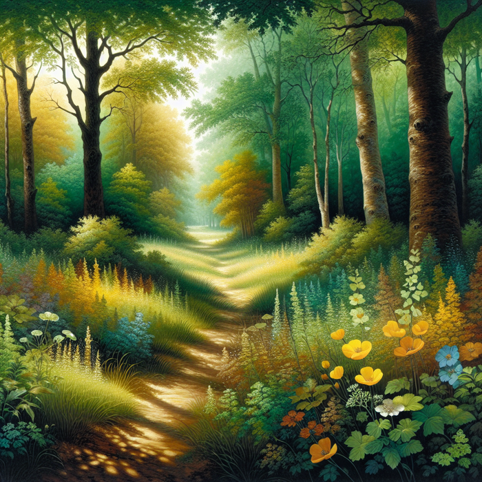 Whimsical Forest Path Paint By Diamonds