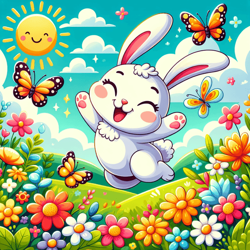Bouncy Rabbit Adventure Painting By Diamonds Kit