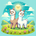 Lovely Llamas Paint By Diamonds Kits