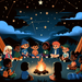 Starry Night Campout DIY Paint By Diamonds