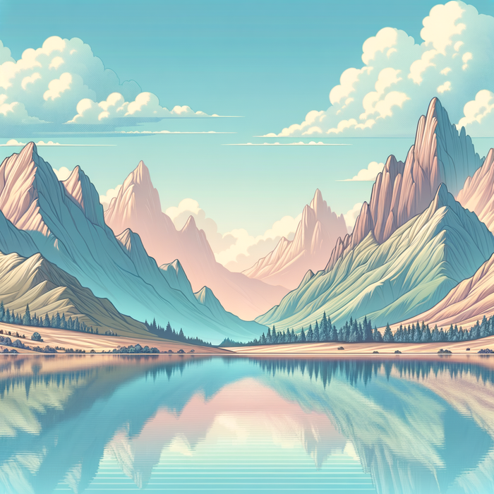 Majestic Mountain Serenity Diamond Painting