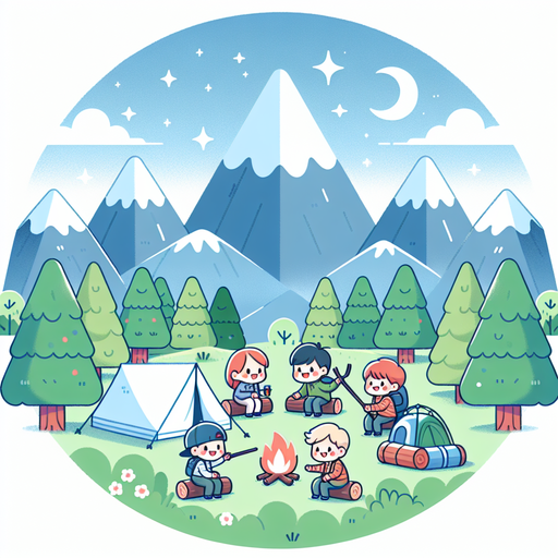 Mountain Explorer's Camp Paint By Diamonds Art