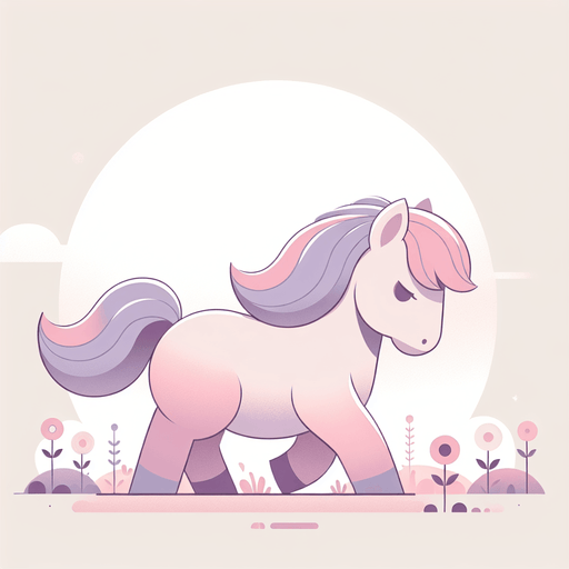 Peaceful Pastel Pony Diamonded Painting Kits