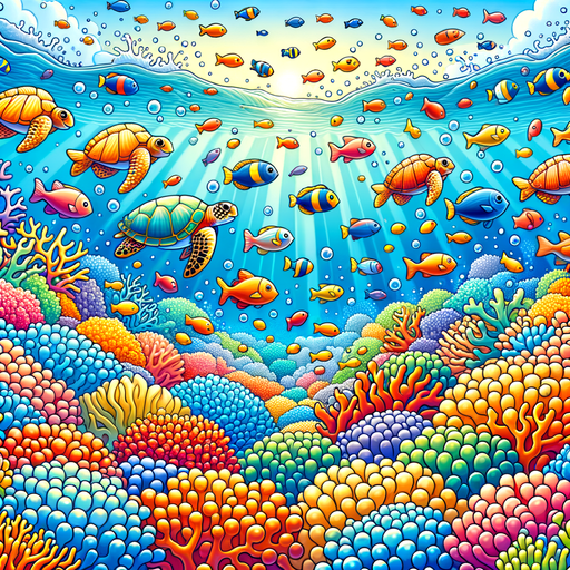 Undersea Adventure Painting Diamond Kit