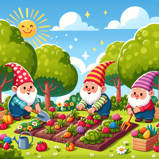 Giggle Gnomes Paint By Diamonds Kits