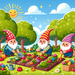 Giggle Gnomes Paint By Diamonds Kits