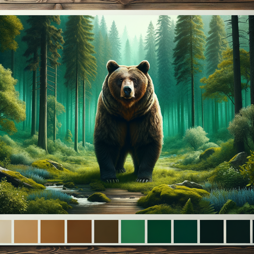 Bear Wilderness Charm Diamond Painting