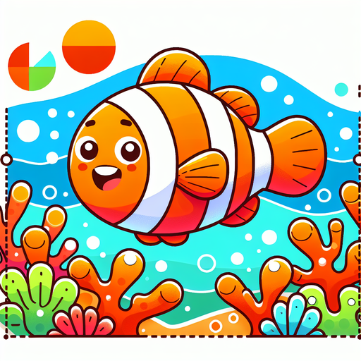 Silly Clownfish Paint By Diamonds Kits