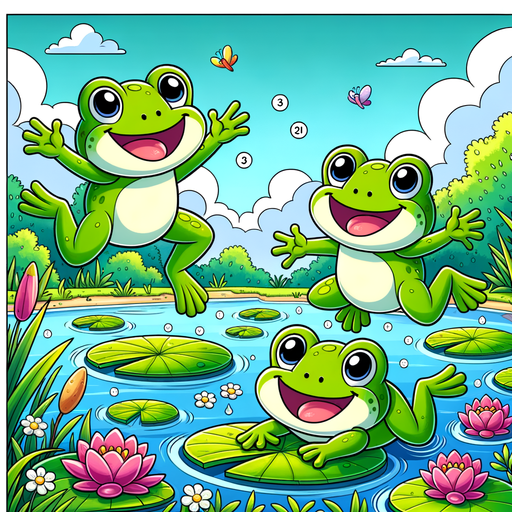 Adventure With Little Frogs Diamond Painting