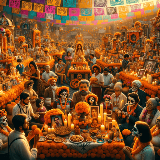 Oaxaca Day Of The Dead Painting By Diamonds Kit