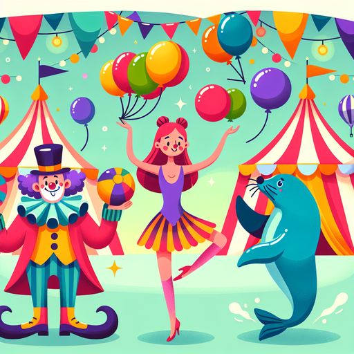 Circus Carnival Fun DIY Paint By Diamonds