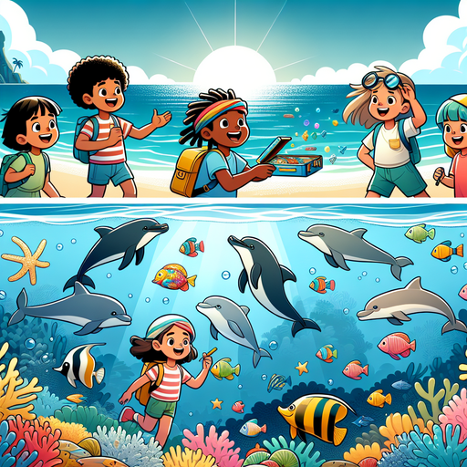 Ocean Adventure Day Paint By Diamonds Art