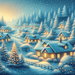 Christmas Serenity Scene Diamond Painting