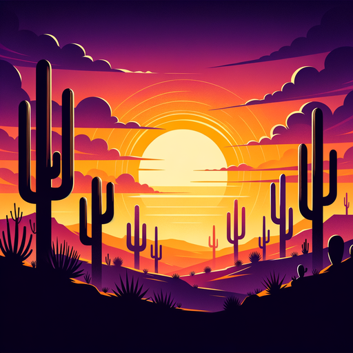 Mysterious Desert Sunset Paint By Diamonds Art